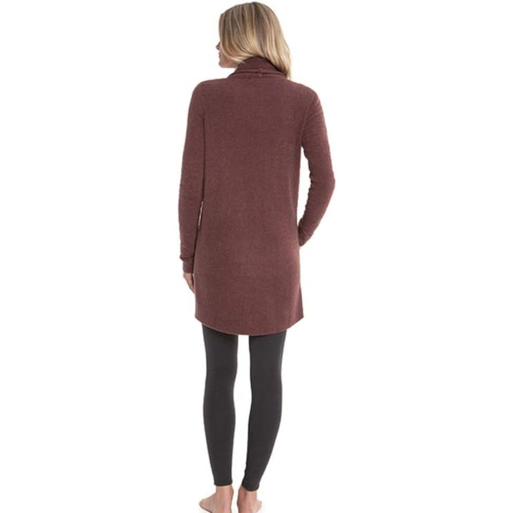 NWT Barefoot Dreams CozyChic Lite Circle Cardi Open Neck Size M Rosewood